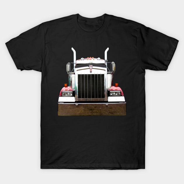 Kenworth 1990s classic truck high contrast T-Shirt by soitwouldseem